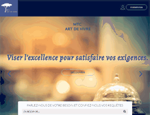 Tablet Screenshot of mtc-artdevivre.com